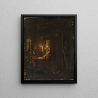 Willem Thans - Sealing a letter with wax.webp