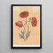 Poppies - Willem Wenckebach — framed artwork on a wall