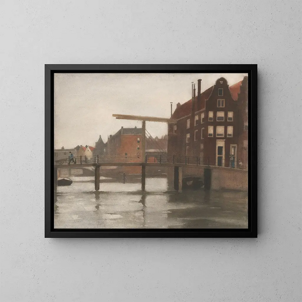 Uilenburg in Amsterdam - Willem Witsen — ingelijst kunstwerk aan de muur
