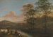 Landschap met Italiaanse boer met rust - Willem de Heusch — weergave van het kunstwerk