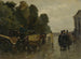 van Carrosses et cochers en attente - Willem de Zwart — weergave van het kunstwerk