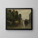 van Carrosses et cochers en attente - Willem de Zwart — ingelijst kunstwerk aan de muur