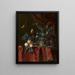 van fruit en een glas wijn - Willem van Aelst — ingelijst kunstwerk aan de muur
