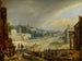 Een uitzicht op het Campo Vaccino in Rome - Willem van Nieulandt de Jonge — weergave van het kunstwerk