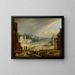 Een uitzicht op het Campo Vaccino in Rome - Willem van Nieulandt de Jonge — ingelijst kunstwerk aan de muur