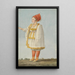 Study of a woman in Turkish costume - Willey Reveley — framed artwork on a wall