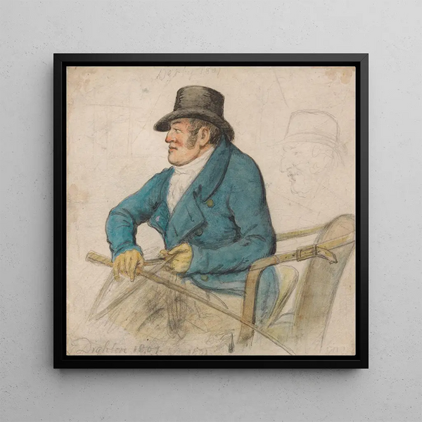 William Molyneaux, deuxième comte de Sefton sur un siège de boîte tenant les rênes et le fouet - Robert Dighton