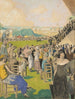 De Koersen in Chantilly – William Albert Ablett — weergave van het kunstwerk
