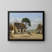 Scene van een hut in Louisiana - William Aiken Walker — ingelijst kunstwerk aan de muur