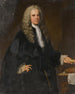 Portret van een heer in het zwart - William Aikman — weergave van het kunstwerk