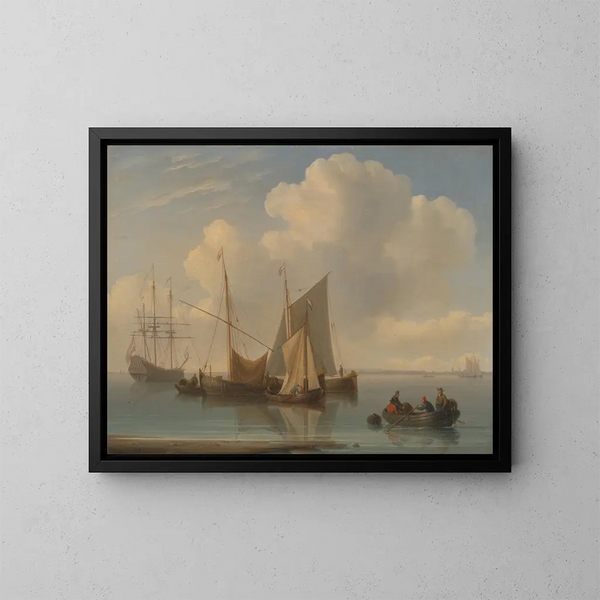 Vloot van schepen - William Anderson — ingelijst kunstwerk aan de muur
