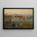 De vloot in de haven van St Ives - William Banks Fortescue — ingelijst kunstwerk aan de muur