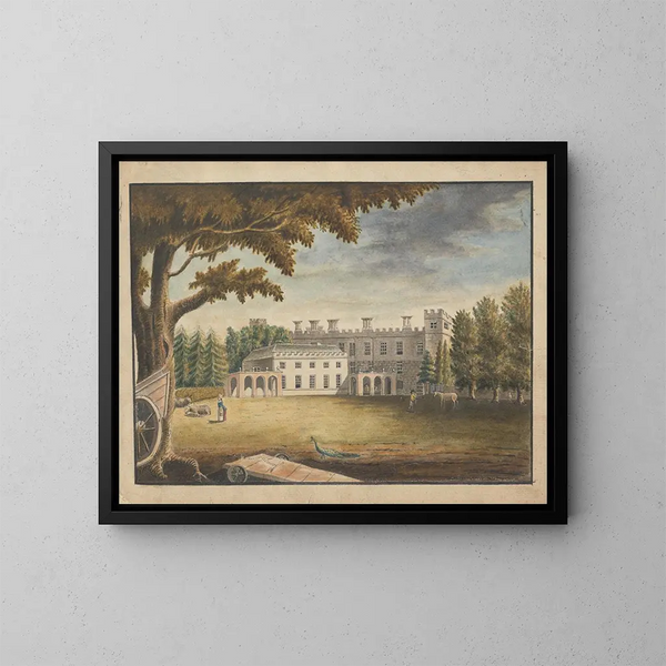 Maison de Syon in Londen - William Beilby — ingelijst kunstwerk aan de muur