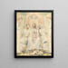 De Heilige Familie ook bekend als Christus in de schoot van de Waarheid - William Blake — ingelijst kunstwerk aan de muur