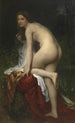 Badende - William Bouguereau — weergave van het kunstwerk
