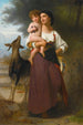 William Bouguereau - Convoitise schilderij — weergave van het kunstwerk