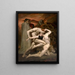 Dante en Virgile in de hel - William Bouguereau — ingelijst kunstwerk aan de muur