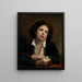 Italiaans kind dat een broodkorst vasthoudt - William Bouguereau — ingelijst kunstwerk aan de muur