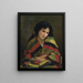 Frileuse - William Bouguereau — ingelijst kunstwerk aan de muur