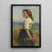 Glaneuse - William Bouguereau — ingelijst kunstwerk aan de muur
