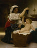 De tros druiven - William Bouguereau — weergave van het kunstwerk