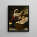 De tros druiven - William Bouguereau — ingelijst kunstwerk aan de muur