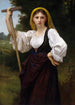 La Faneuse - William Bouguereau — weergave van het kunstwerk