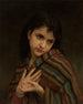 La frileuse - William Bouguereau — weergave van het kunstwerk
