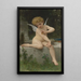 L'Amour au papillon - William Bouguereau | Schilderij — ingelijst kunstwerk aan de muur