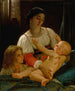 Het ontwaken - William Bouguereau — weergave van het kunstwerk