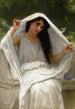 Het Voile - William Bouguereau — weergave van het kunstwerk
