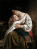 De zonsopgang - William Bouguereau — weergave van het kunstwerk