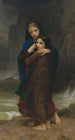 L'Orage - William Bouguereau — weergave van het kunstwerk