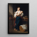 Eerste aanrakingen - William Bouguereau — ingelijst kunstwerk aan de muur