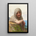 Souvenir schilderij - William Bouguereau — ingelijst kunstwerk aan de muur