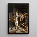La Flagellation de Notre Seigneur Jésus-Christ - William Bouguereau — framed artwork on a wall