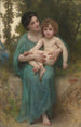 Le Petit Frère - William Bouguereau — weergave van het kunstwerk