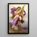 L'Enlèvement de Psyché - William Bouguereau — ingelijst kunstwerk aan de muur
