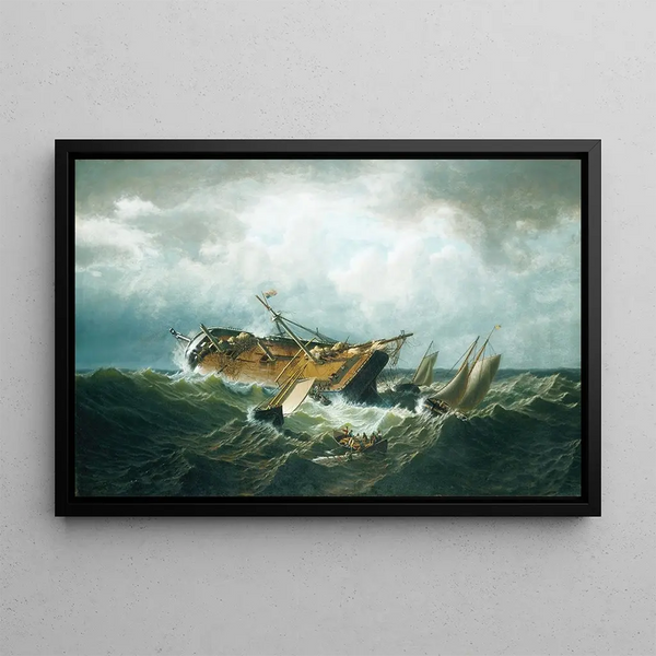 William Bradford - Shipwreck off Nantucket Wreck off Nantucket after a Storm.webp