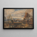 Landschap met schapen - William Callow — ingelijst kunstwerk aan de muur