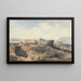 Scheepswerf van Plymouth na de brand - William Callow — ingelijst kunstwerk aan de muur
