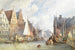 Vue van Gent - William Callow — weergave van het kunstwerk