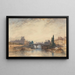 Uitzicht op de Pont Royal - William Callow — ingelijst kunstwerk aan de muur