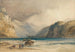 Walenstadt vanaf Weesen Zwitserland - William Callow — weergave van het kunstwerk