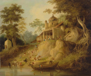 William Daniell - The Banks of the Ganges.webp