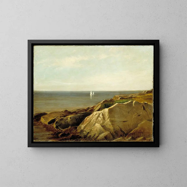 Côte du Maine - William Edward Norton — ingelijst kunstwerk aan de muur