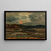 Zonsopgang boven de visvijver, Maine - William Edward Norton — ingelijst kunstwerk aan de muur