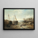 Laagwater bij Penzance - William Edward Webb — ingelijst kunstwerk aan de muur
