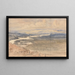 Een rivier scène - William Ellis — ingelijst kunstwerk aan de muur