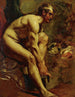 Nu mannelijk - William Etty — weergave van het kunstwerk